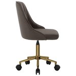 Vidaxl chaises pivotantes à manger lot de 2 gris foncé velours