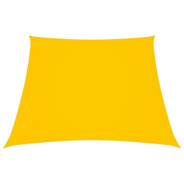 vidaXL Voile de parasol Tissu Oxford trapèze 3/4x3 m Jaune