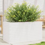 vidaXL Jardinière blanc 90x40x45 5 cm bois de pin massif