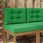 vidaXL Coussin de canapé d'extérieur Polyester Vert 60 x 60 cm