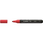 Marqueur pointe moyenne FREE acrylic T300 rouge foncé STABILO