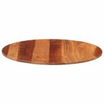vidaXL Dessus de table bois massif d'acacia rond 15-16 mm 70 cm