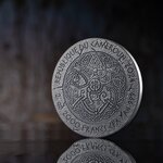 RAGNAR LOTHBROK The Way to Valhalla 2 Oz Silver Coin 2000 Francs Cameroon 2024