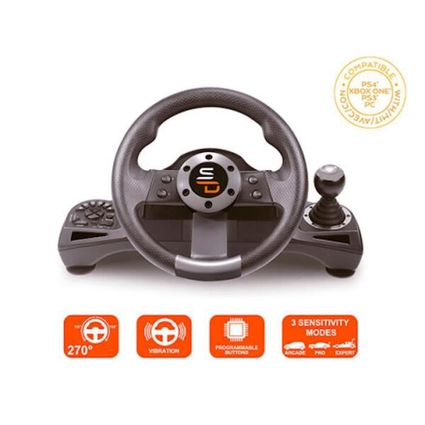 Volant Drive Pro - SUBSONIC - GS700 - Compatible PS4, Xbox One, PC et PS3