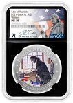 Pièce de monnaie en Argent 2 Dollars g 15.57 (1/2 oz) Millésime 2021 An American Life WRITER
