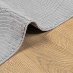 vidaXL Tapis IZA poils courts style scandinave gris 80x150 cm