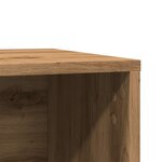 vidaXL Meuble de bac à litière pour chat chêne artisanal 60x40x40 cm