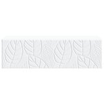 vidaXL Table d'appoint murale Blanc 59 x 34 5 x 17 cm