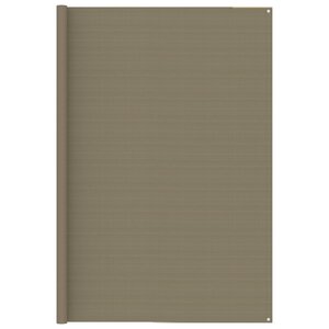 vidaXL Tapis de tente 250x550 cm Taupe
