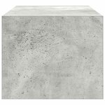 vidaXL Meuble TV gris béton 60x31x25 5 cm bois d'ingénierie