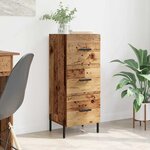 vidaXL Buffet Bois ancien 34 x 34 5 x 90 cm Bois d'ingénierie