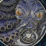 Pièce de monnaie en Argent 2000 Francs g 62.2 (2 oz) Ag - 357.65 (11.5 oz) Cu Millésime 2025 KRAKEN