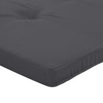 vidaXL Coussins de chaise longue lot de 2 anthracite tissu oxford