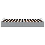 vidaXL Cadre de lit ottoman sans matelas gris clair 140x190 cm tissu