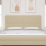 vidaXL Tête de lit LED avec tête de lit Vert gris 180 cm Polyester