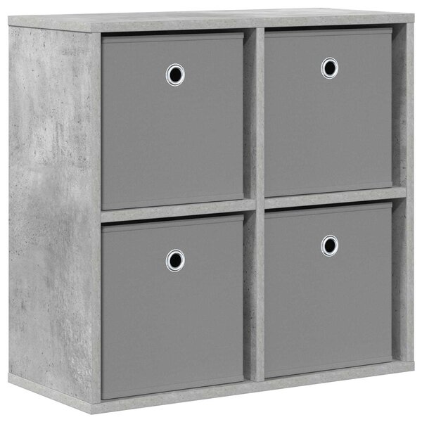 vidaXL Buffet Gris béton 59 5 x 27 x 57 cm