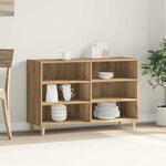 vidaXL Buffet chêne artisanal 103 5x35x70 cm bois d'ingénierie
