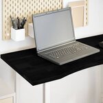 vidaXL Dessus de bureau marron foncé bois chêne massif rectangulaire