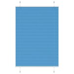 vidaXL Store plissé bleu 95x150 cm largeur du tissu 94 4 cm polyester