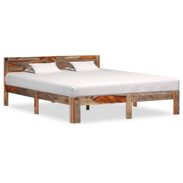 vidaXL Cadre de lit Bois massif 180x200 cm
