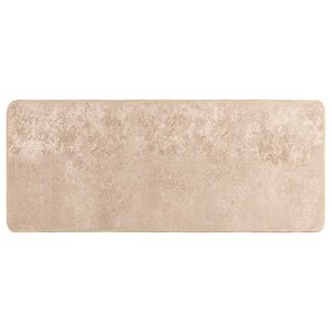 vidaXL Coureur de Tapis MARSA Beige 50 x 100 cm Polyester et PVC
