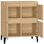 vidaXL Buffet Chêne sonoma 60x35x70 cm Bois d'ingénierie