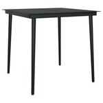 vidaXL Ensemble à manger de jardin avec coussins 3 Pièces Gris