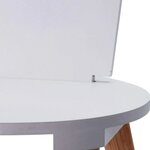 H&s collection chaise pour enfants 32x32x50 cm blanc