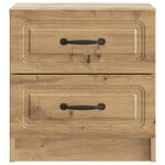 vidaXL Cabinet de chevet Chêne artisanal 43 x 34 5 x 44 5 cm