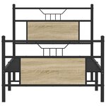 vidaXL Cadre de lit sans matelas chêne sonoma 80x200 cm