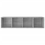 vidaXL Bibliothèque/Meuble TV Sonoma gris 36x30x143 cm
