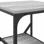 vidaXL Table d'appoint Sonoma gris 41 x 40 x 60 cm