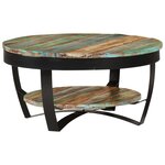 vidaXL Table basse Bois massif de récupération 65x32 cm