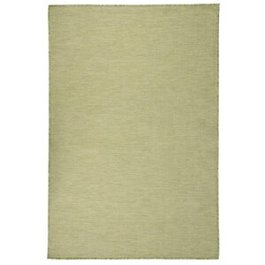 vidaXL Tapis à tissage plat d'extérieur 120x170 cm Vert