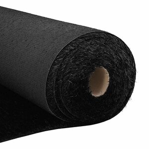 vidaXL Gazon artificiel Noir 2 x 1 m Polypropylène