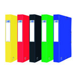 Chemise box oxford eurobox 24 x 32 cm dos 4 cm - couleurs assorties - lot de 10