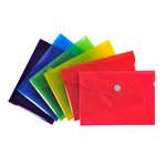 Pochette Pression Iderama En Polypropylène - Couleurs Assorties - X 30 - Exacompta