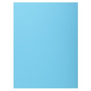 Paquet De 50 Chemises 1 Rabat Super 210 - 24x32cm - Bleu Clair - X 5 - Exacompta