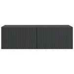 vidaXL Meuble TV mural Noir 98 x 41 x 30 cm Bois d'ingénierie