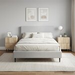 vidaXL Cabinet de chevet 2 Pièces Chêne Sonoma 43 x 34 5 x 49 5 cm