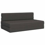 vidaXL Canapé-lit pliable Gris foncé 152 x 86 5 x 60 cm Tissu