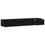 vidaXL Meuble mural 2 Pièces Chêne noir 68 x 30 x 20 cm Bois d'ingénierie