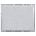 vidaXL Niche de douche Gris mat 41x51x10 cm
