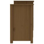 vidaXL Buffet Marron miel 164x37x68 cm Bois massif de pin