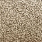 vidaXL Tapis ZIZUR beige Ø 90 cm aspect de jute intérieur et extérieur