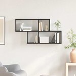 vidaXL Étagère Murale Chêne noir 100 x 20 x 53 cm Bois d'ingénierie