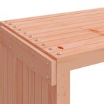 vidaXL Banc de jardin extensible 212 5x40 5x45 cm bois massif douglas