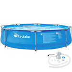 Tectake Piscine tubulaire ronde - Ø  300 x 76 cm