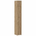 vidaXL Cabinet de rangement slim chêne artisanal 30 x 42.5 x 225 cm
