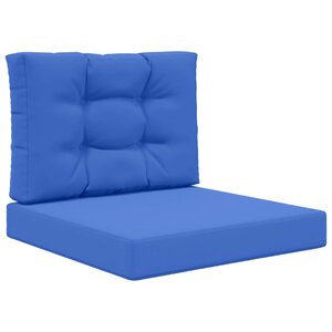 vidaXL Coussin de canapé d'extérieur Polyester Bleu royal 60 x 60 cm